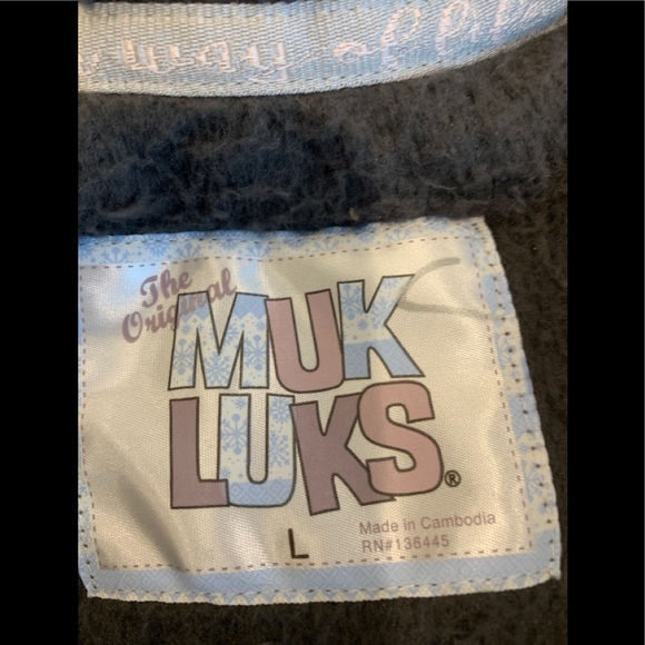 MukLuks Sherpa Long sleeve top NWT - Picture 3 of 4